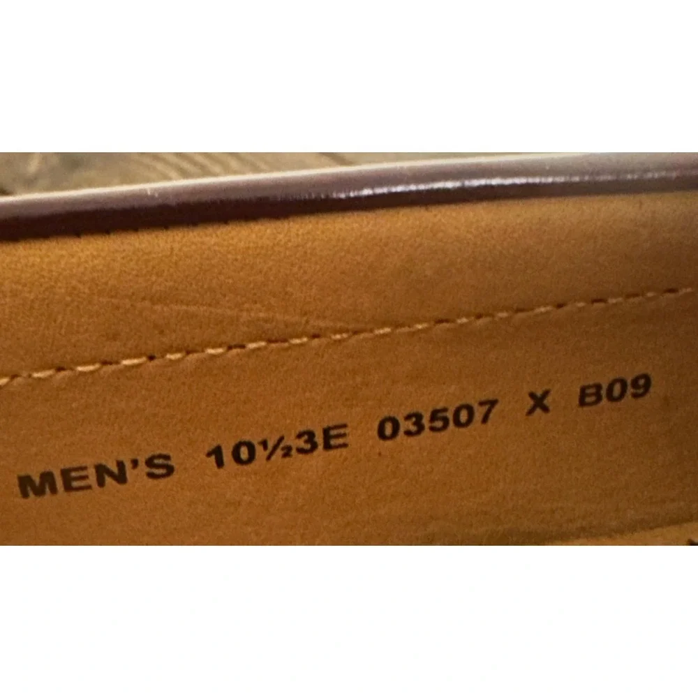 Cole Haan Pinch Tassel Kiltie Burgundy Leather Loafers Mens 10.5 EEE 03507 New